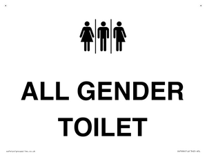 Female, Male and Non-gender specific